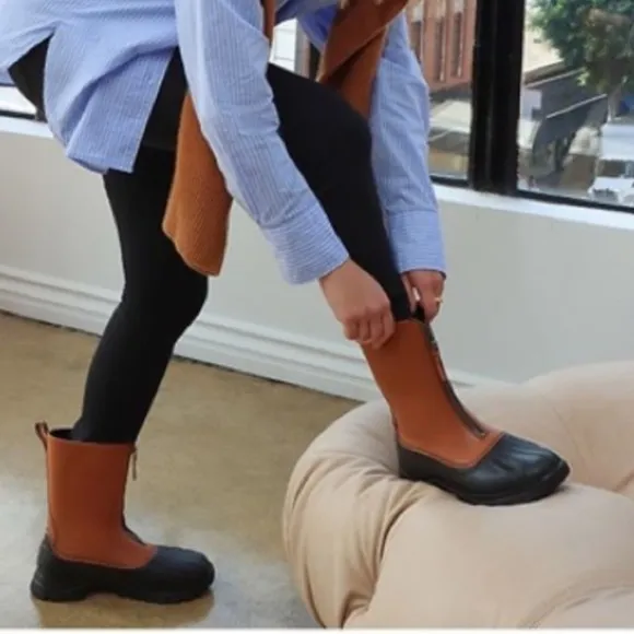Sperry X Who What Wear Duck Float Zipper Waterproof Boots Women’s Size 5.5