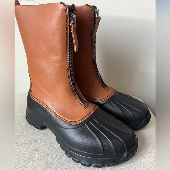 Sperry X Who What Wear Duck Float Zipper Waterproof Boots Women’s Size 5.5