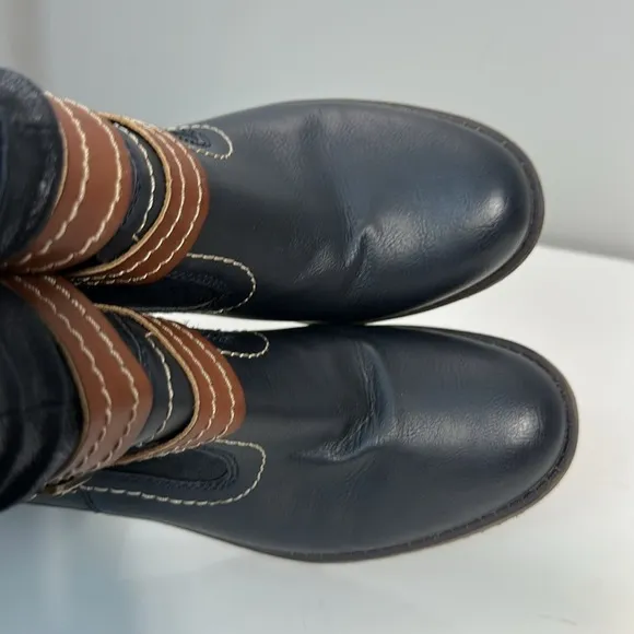 Spring Step Boisa Navy Boots Size 38(7.5-8)