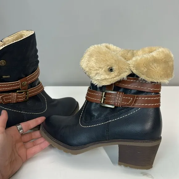Spring Step Boisa Navy Boots Size 38(7.5-8)
