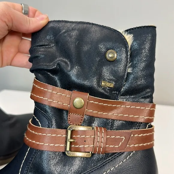 Spring Step Boisa Navy Boots Size 38(7.5-8)
