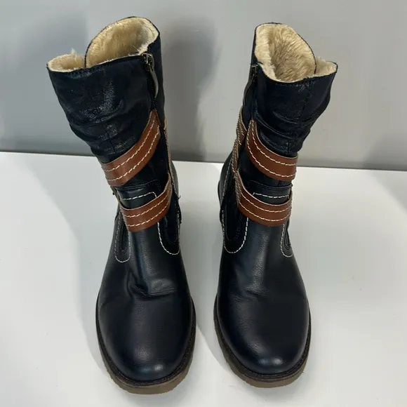 Spring Step Boisa Navy Boots Size 38(7.5-8)