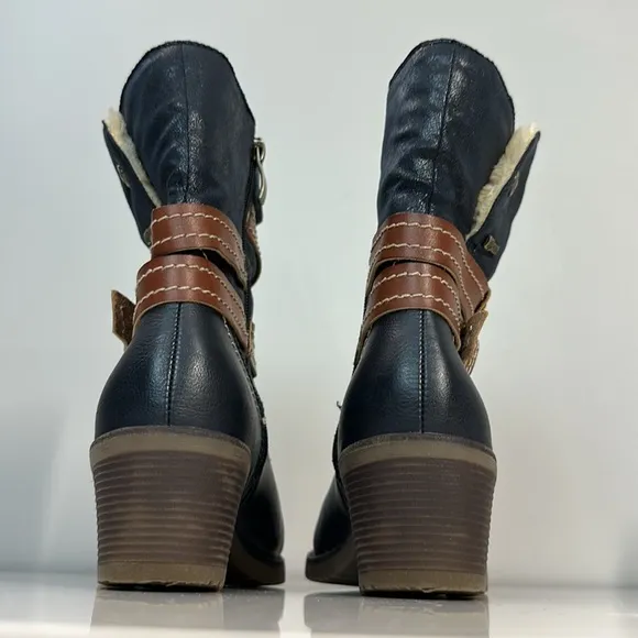 Spring Step Boisa Navy Boots Size 38(7.5-8)