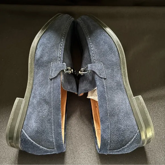 Stacy Adam’s Men's Suede Loafers in Navy Blue
