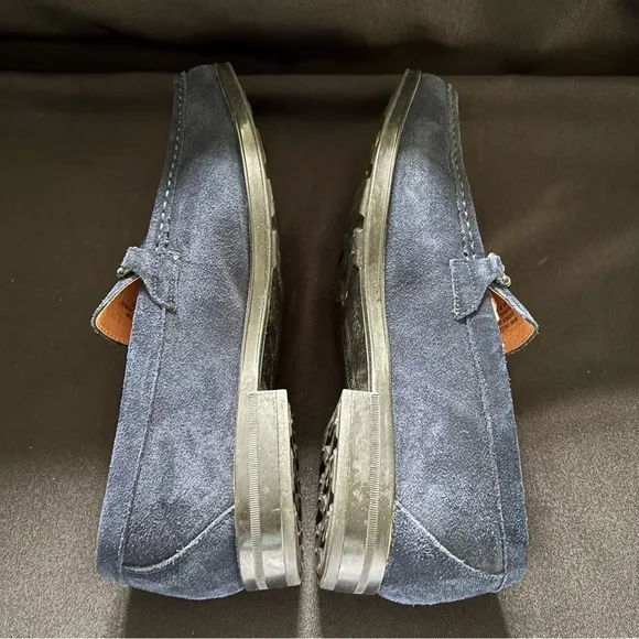 Stacy Adam’s Men's Suede Loafers in Navy Blue