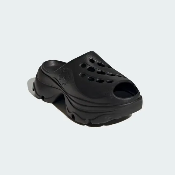 STELLA MCCARTNEY X Adidas ASMC Black Platform Clog Sandals Sz 8 NEW with Box