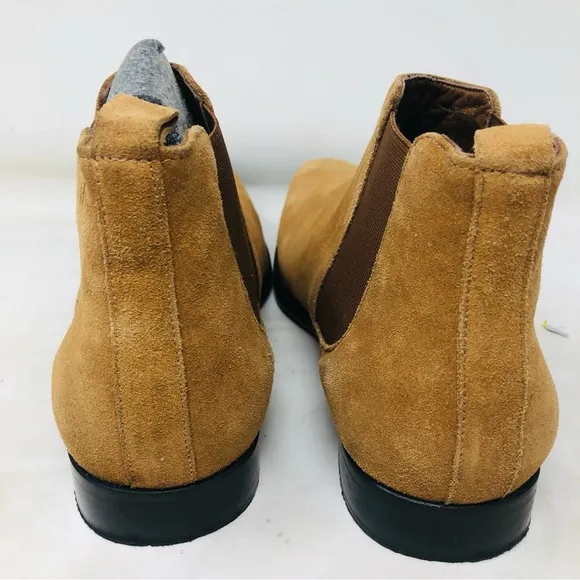 Sterling Sewn Tan Suede Chelsea Boots