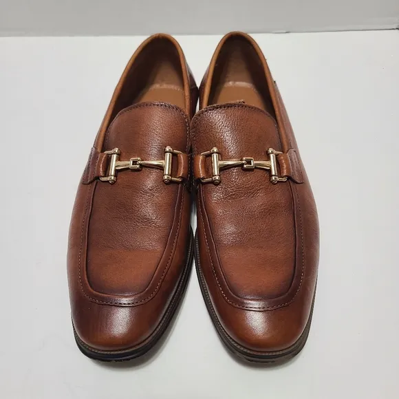 Steve Madden Archee Men's Brown Leather Loafers Size 8.5