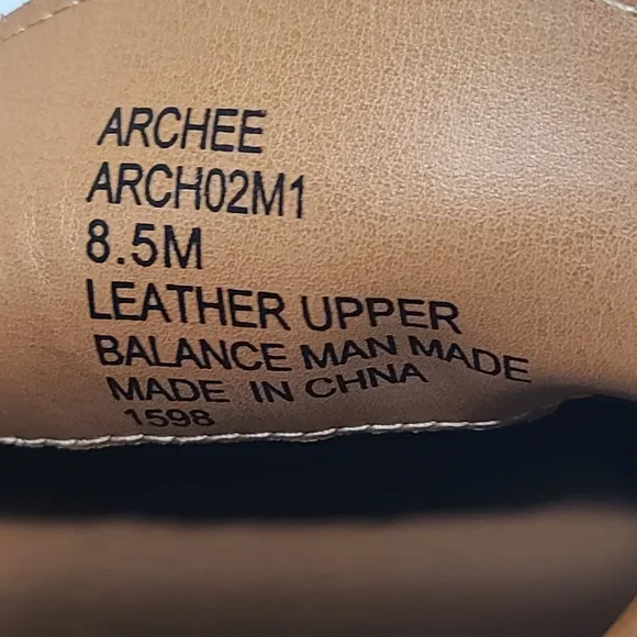 Steve Madden Archee Men's Brown Leather Loafers Size 8.5