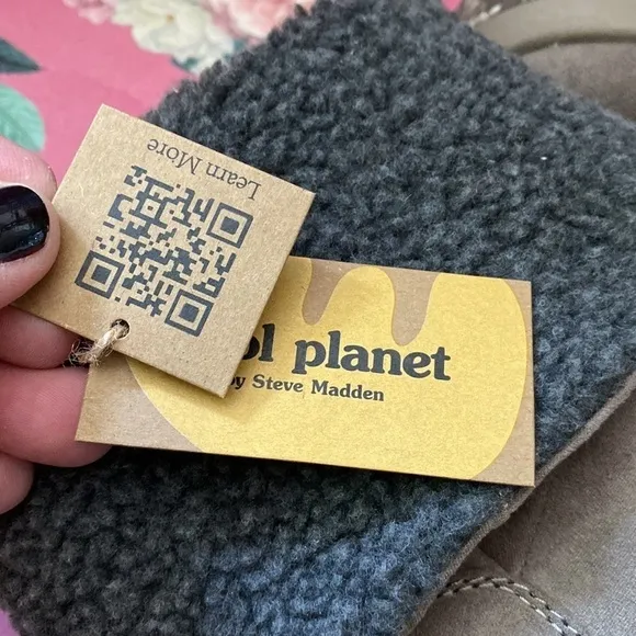 Steve Madden boots‎ cool planet faux recycled materials sustainable NEW 7.5