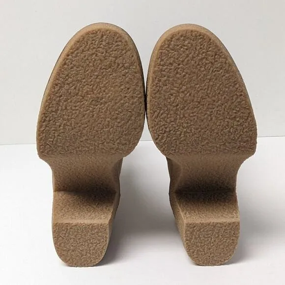 Steve Madden Cashmir Sweater Booties, Tan Suede, Women's 6.5