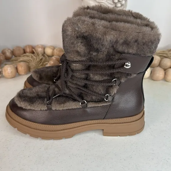 Steve Madden Dione Faux Fur Boot (Women) Sz 7.5