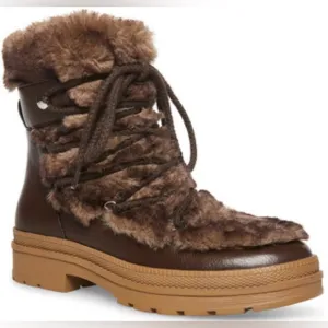 Steve Madden Dione Faux Fur Boot (Women) Sz 7.5