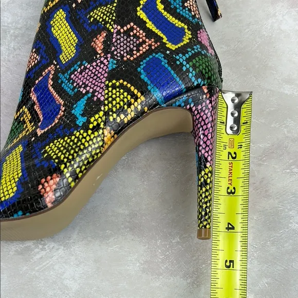Steve Madden HALENA Ankle Boots Women’s Colorful Snakeskin Patterned