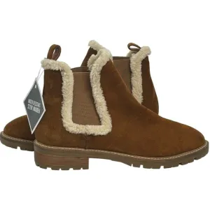 Steve Madden  Leopold Faux Fur Water Resistant Boot in Camel Suede NEW Size 9.5