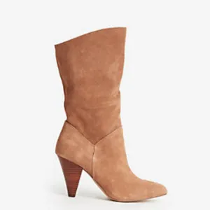 STEVE MADDEN Suede Leather Slouchy Boots