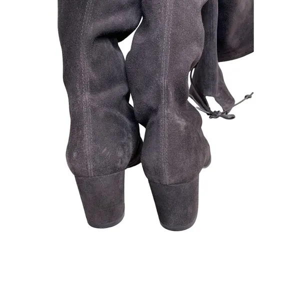 Stuart Weitzman Brown Thighland Pointed Toe Over the Knee Boots in Cola Brown