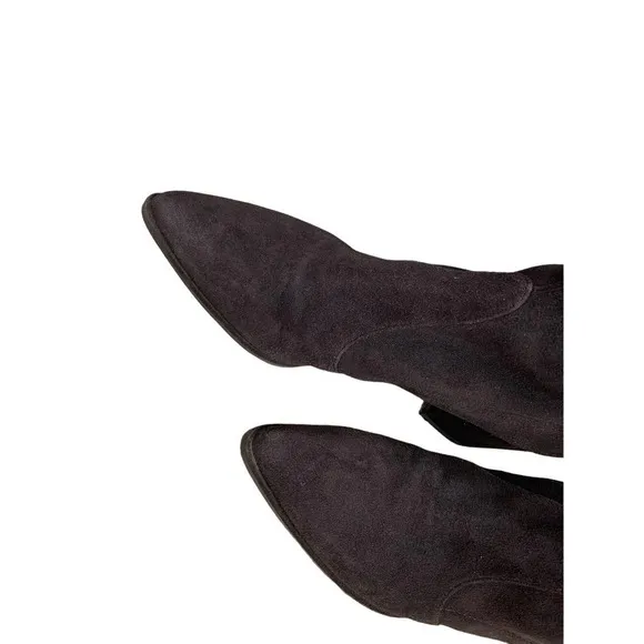 Stuart Weitzman Brown Thighland Pointed Toe Over the Knee Boots in Cola Brown