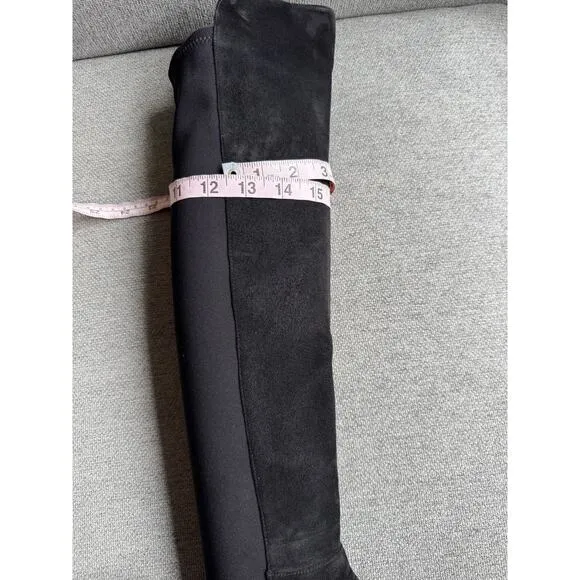 STUART WEITZMAN City Microstretch Suede Over-the-Knee Boots Flat 50 50 Sz 6.5