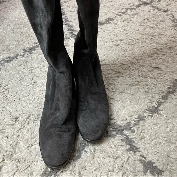 Stuart Weitzman Gray Over the Knee Boots