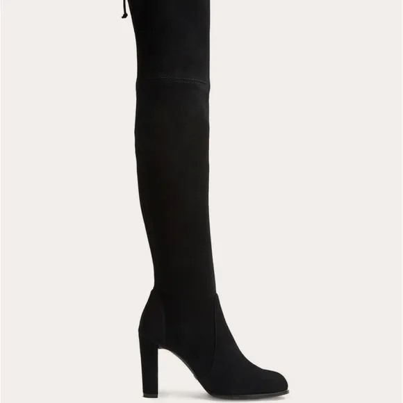 Stuart Weitzman Iconic Black Over-the-Knee Boots