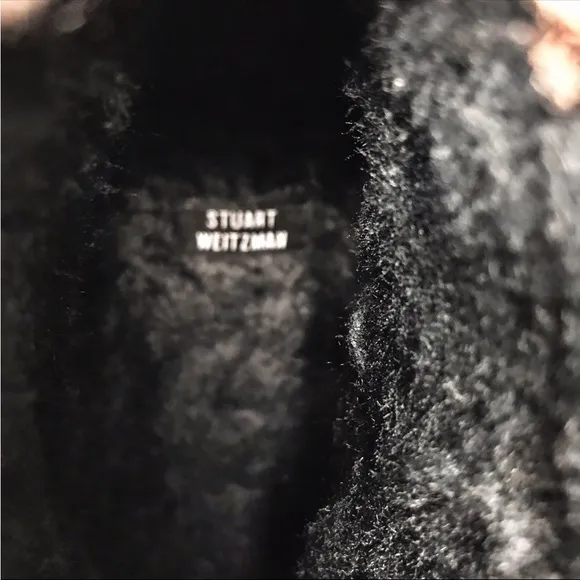 Stuart Weitzman Keepwarm Suede Shearling Ankle Boot 9