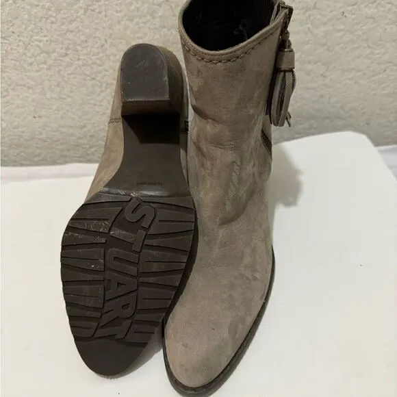 STUART WEITZMAN Suede Ankle Boots