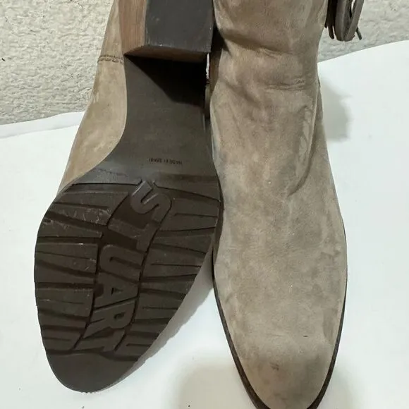 STUART WEITZMAN Suede Ankle Boots