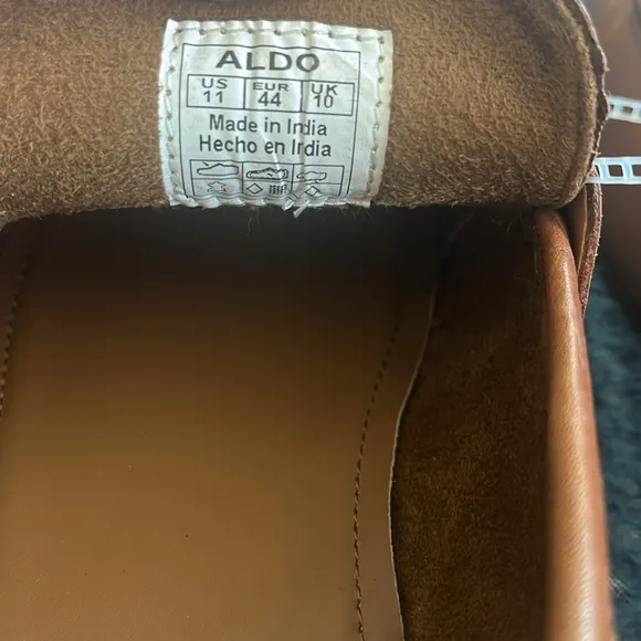 Stylish Brown Men’s Slip On Aldo’s Loafers Size 11 NWOT
