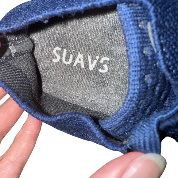 Suavs The Zilker Gum Sole Navy Blue Sneaker Womens Sz 11/Men’s Size 9