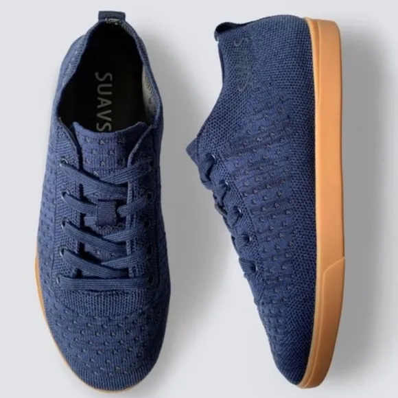 Suavs The Zilker Gum Sole Navy Blue Sneaker Womens Sz 11/Men’s Size 9