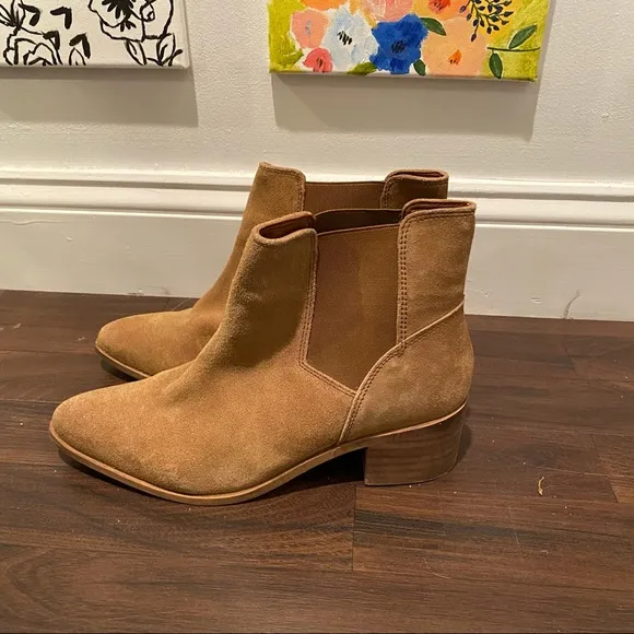Suede Wide Fit Ankle Boots