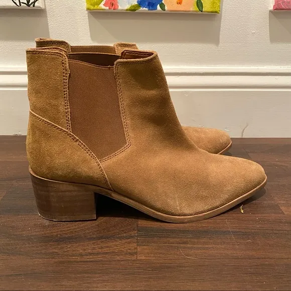 Suede Wide Fit Ankle Boots