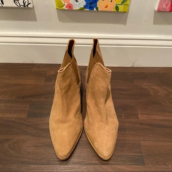 Suede Wide Fit Ankle Boots