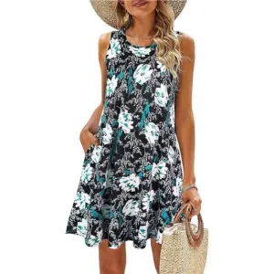 Summer Dresses for Women Beach White Lily