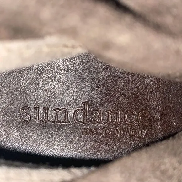 Sundance  suede fringe boots