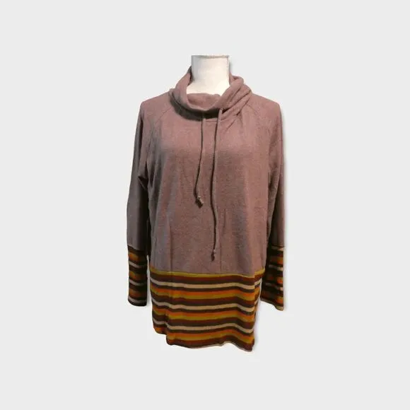 Sweet Claire Boutique Cowl Neck Pullover Long Sleeve Sweater XL