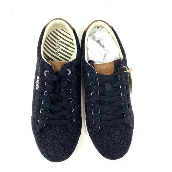 Taos starburst black tan wool low top sneakers