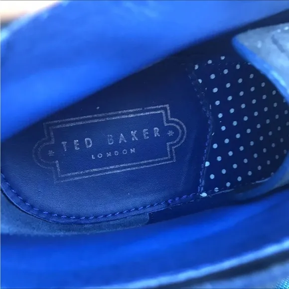 TED BAKER Men’s Shoes TORSDI 3 SUEDE ANKLE Blue Chukka Boots Size 10