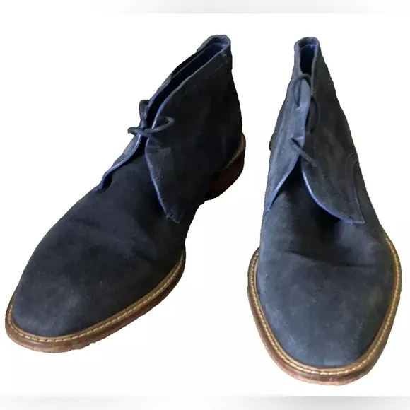 TED BAKER Men’s Shoes TORSDI 3 SUEDE ANKLE Blue Chukka Boots Size 10