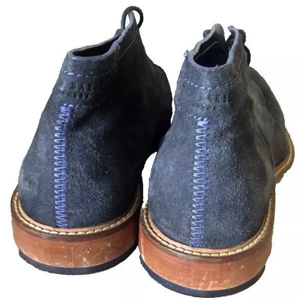 TED BAKER Men’s Shoes TORSDI 3 SUEDE ANKLE Blue Chukka Boots Size 10