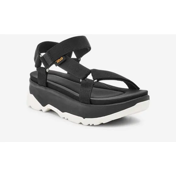 Teva Jadito Universal Women’s Sz 8 Black Sandals Hook And Loop Shoes