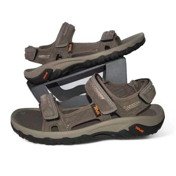 Teva Hudson &quot;Bungee Cord Brown&quot; Outdoor Strappy Sandals 1002433 Men's 12