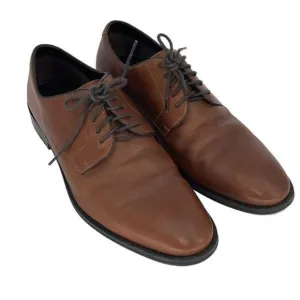 The Blk Tux Mens Genuine Leather Lace Up Oxford Dress Shoes 10