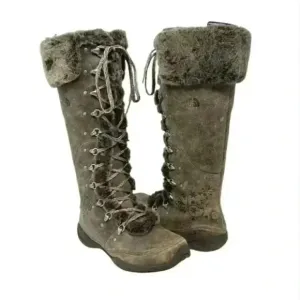 The North Face Adrianne IV Knee High Water Resistant Leather Boots Size 5