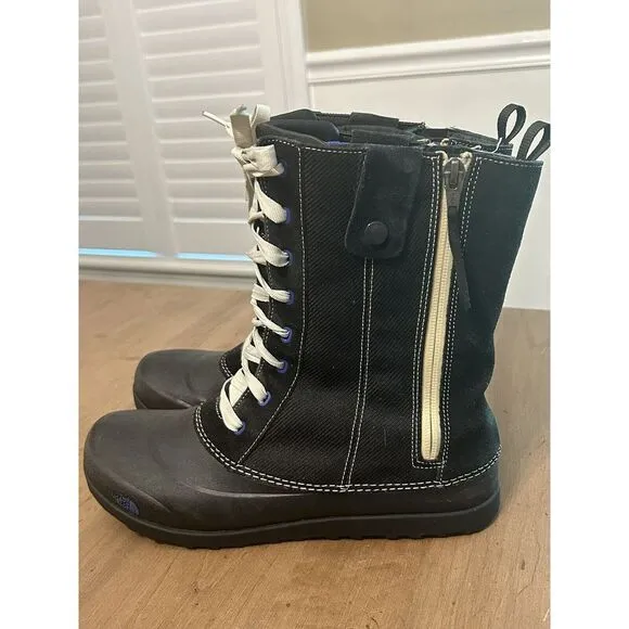 The‎ North Face Women's SZ 8 Adapta LEATHER DUAL Winter boots Cold Heat Seeker