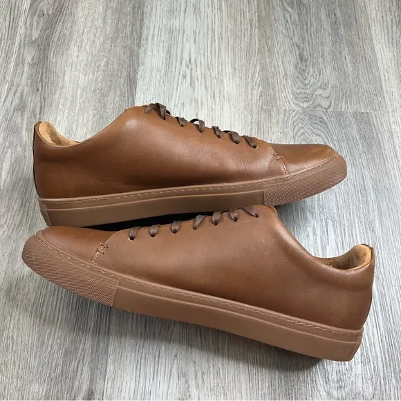 Thursday Boot Co Premier Low Top Shoes Mens Size 15 Brown Leather Casual Hickory