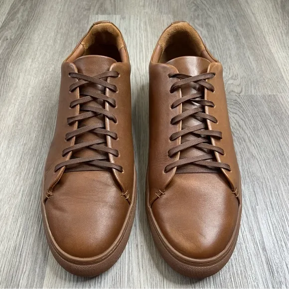 Thursday Boot Co Premier Low Top Shoes Mens Size 15 Brown Leather Casual Hickory