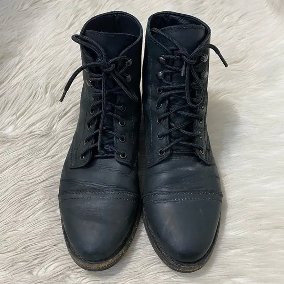 Thursday Boot Company Captain Black Matte Rugged &amp; Resilient Leather Men’s Boots