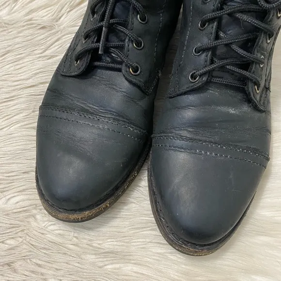 Thursday Boot Company Captain Black Matte Rugged &amp; Resilient Leather Men’s Boots